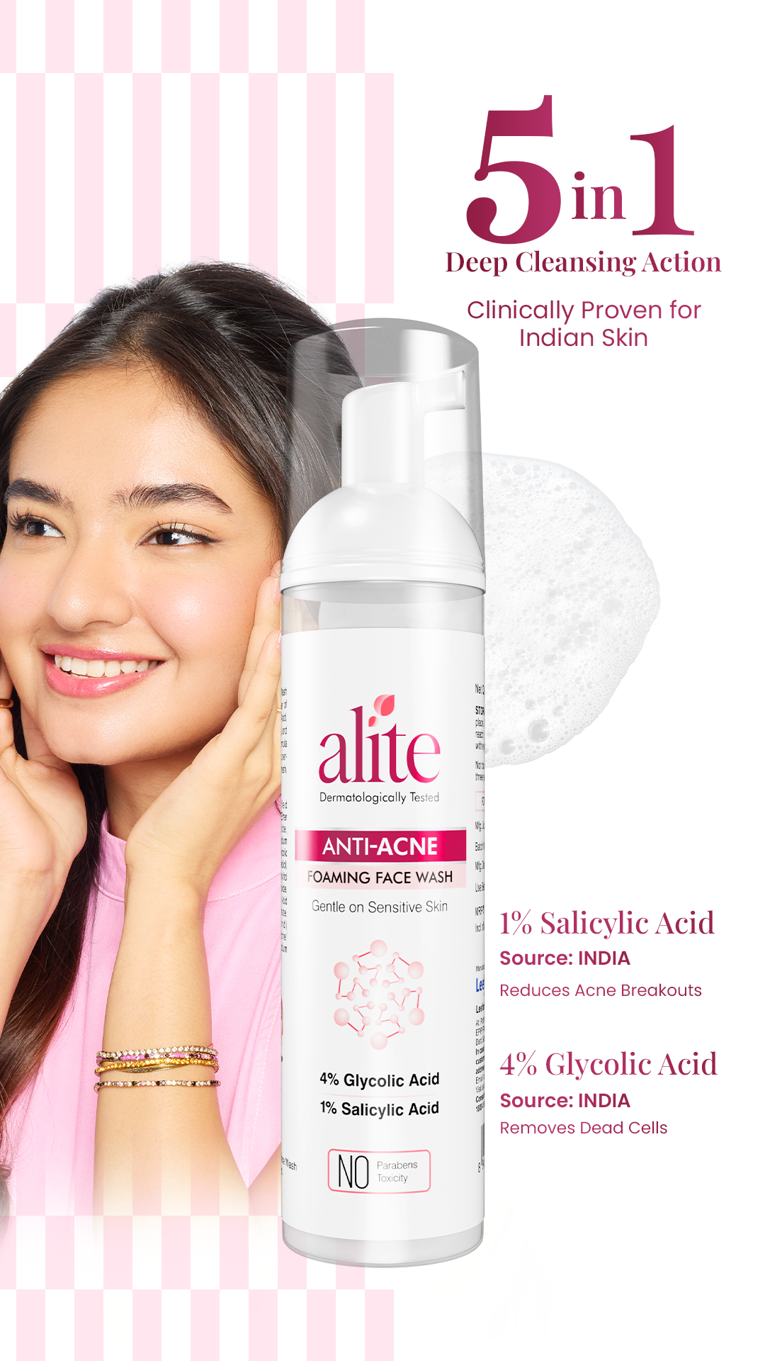 Anushka Sen Facebook ad: Reset Your Skin with Every Wash