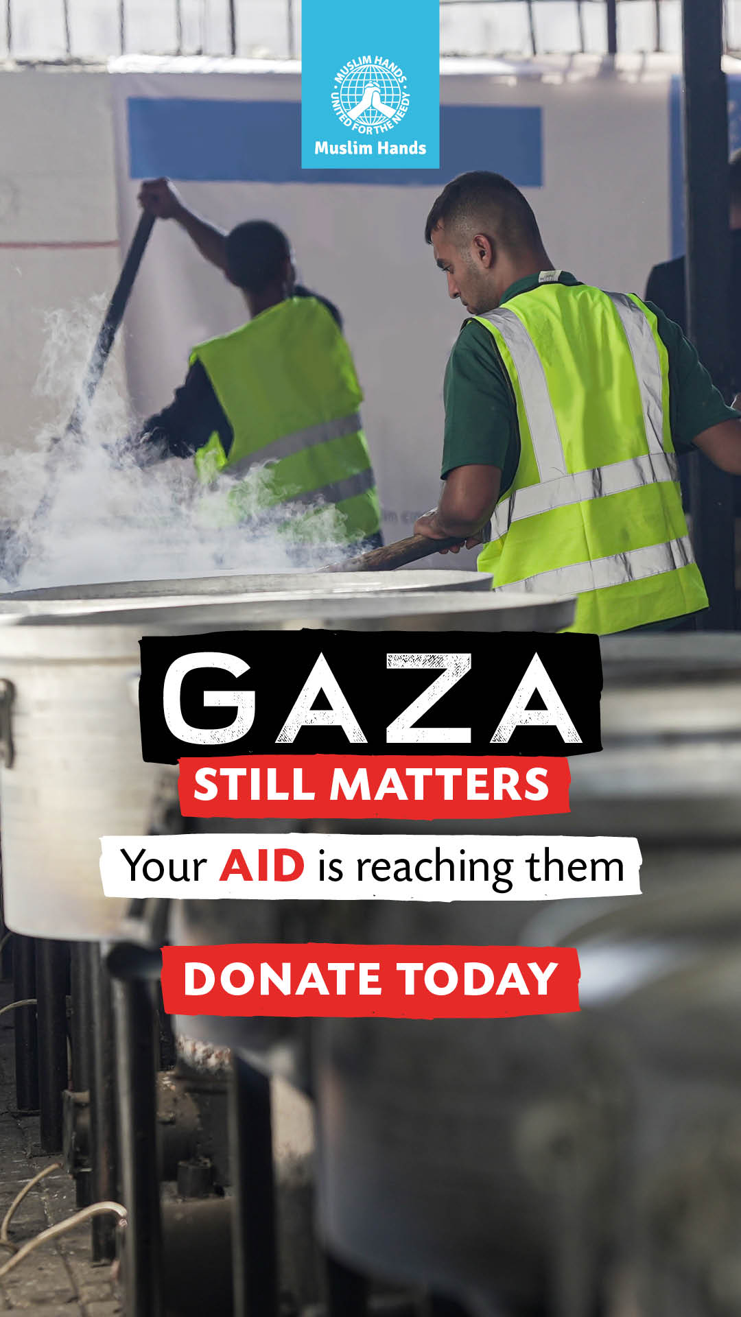 Muslim Hands Facebook ad
