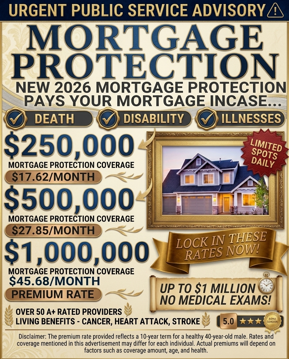 Empire for Christ Financial Services Facebook ad: Mortgage Protection + Living Benefits