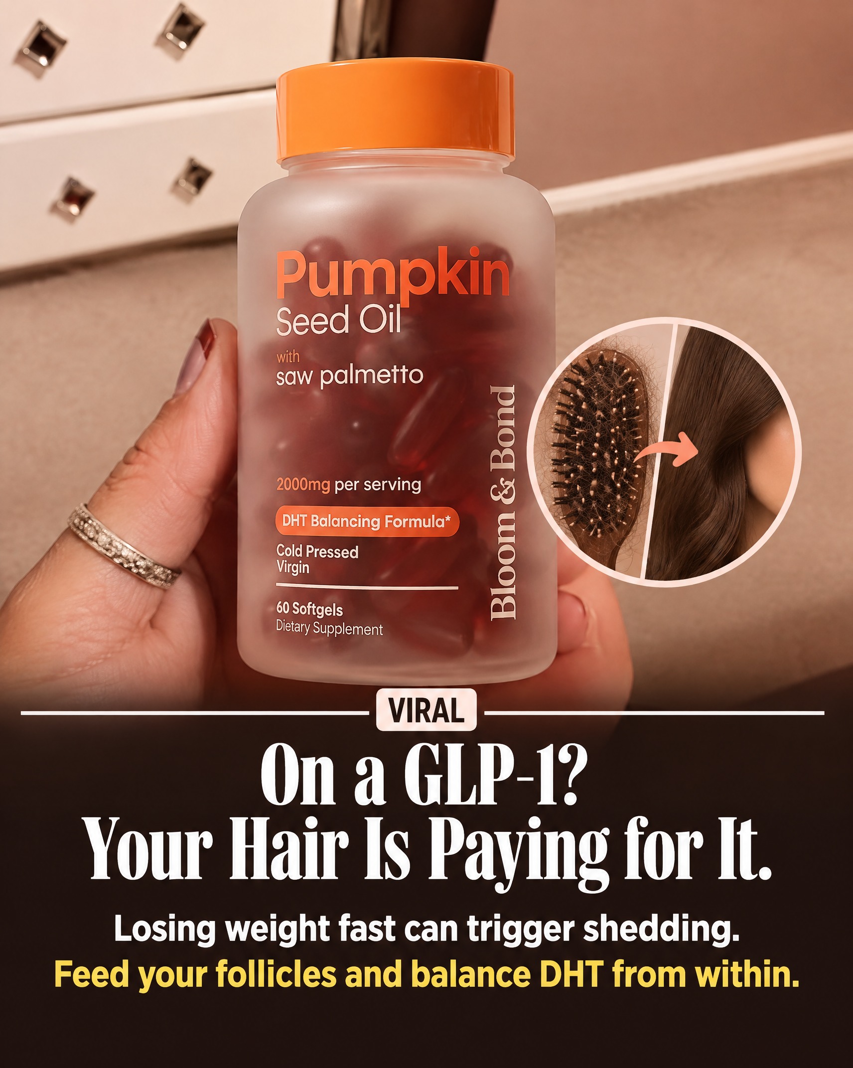 Beauty Reviews Facebook ad: Help Hair Loss Naturally