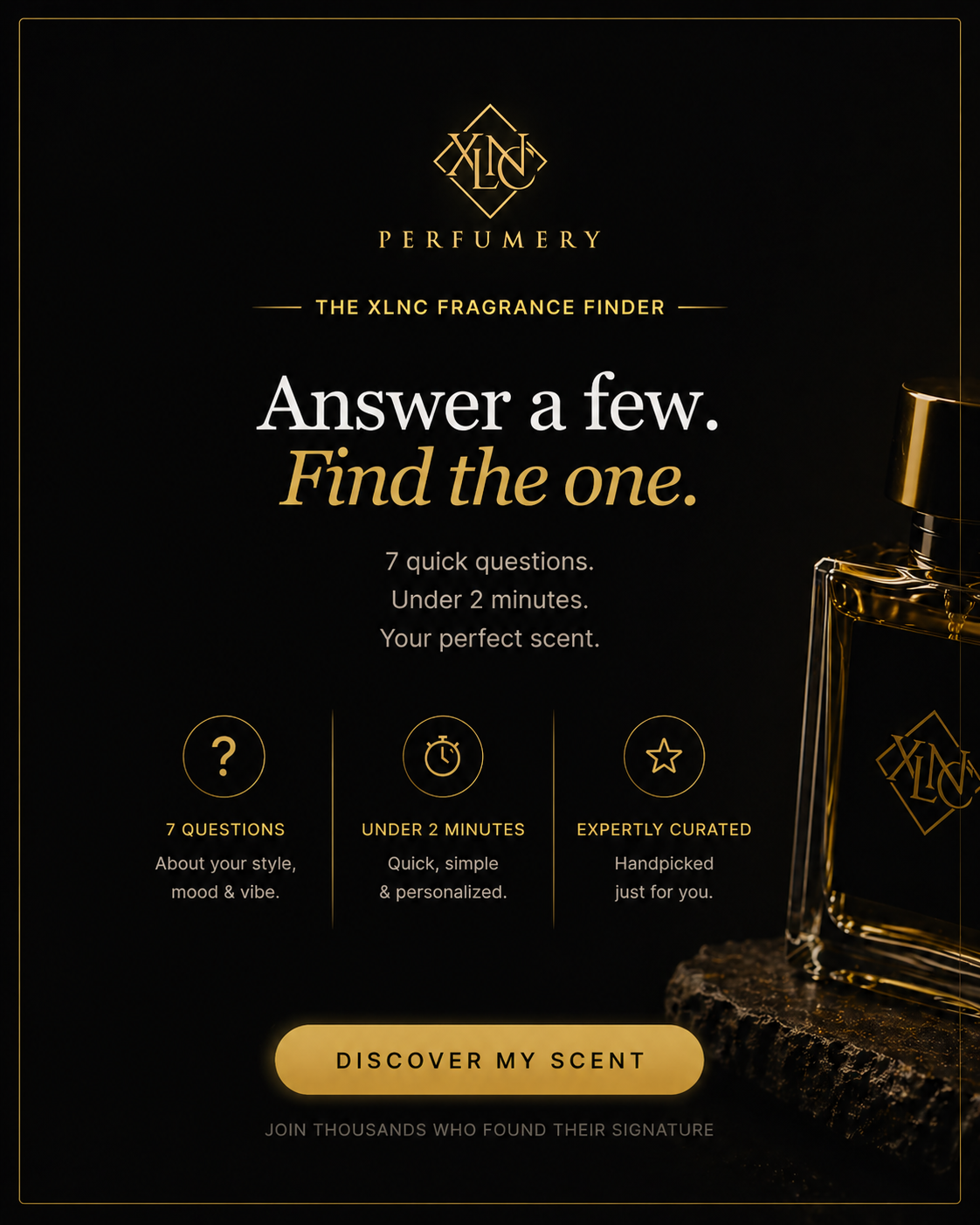 XLNC Perfumery Facebook ad