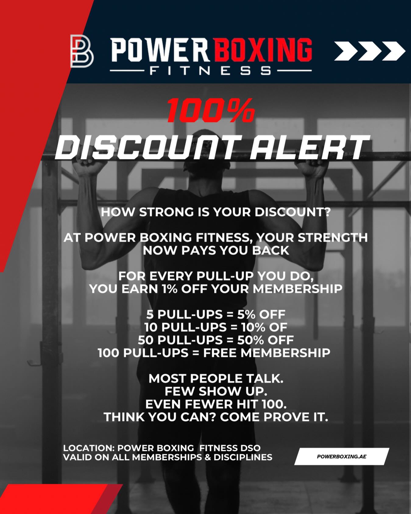 Powerboxing Facebook ad