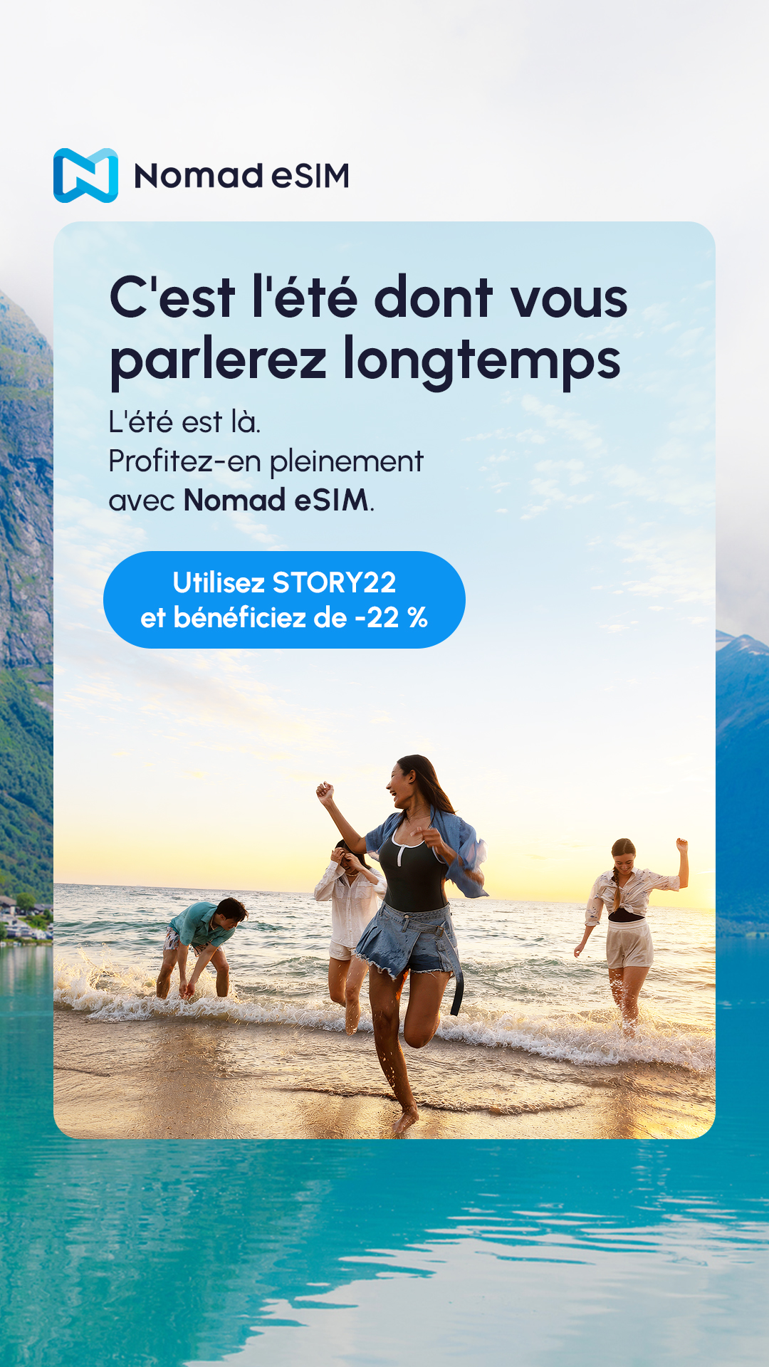 Nomad Esim Facebook ad