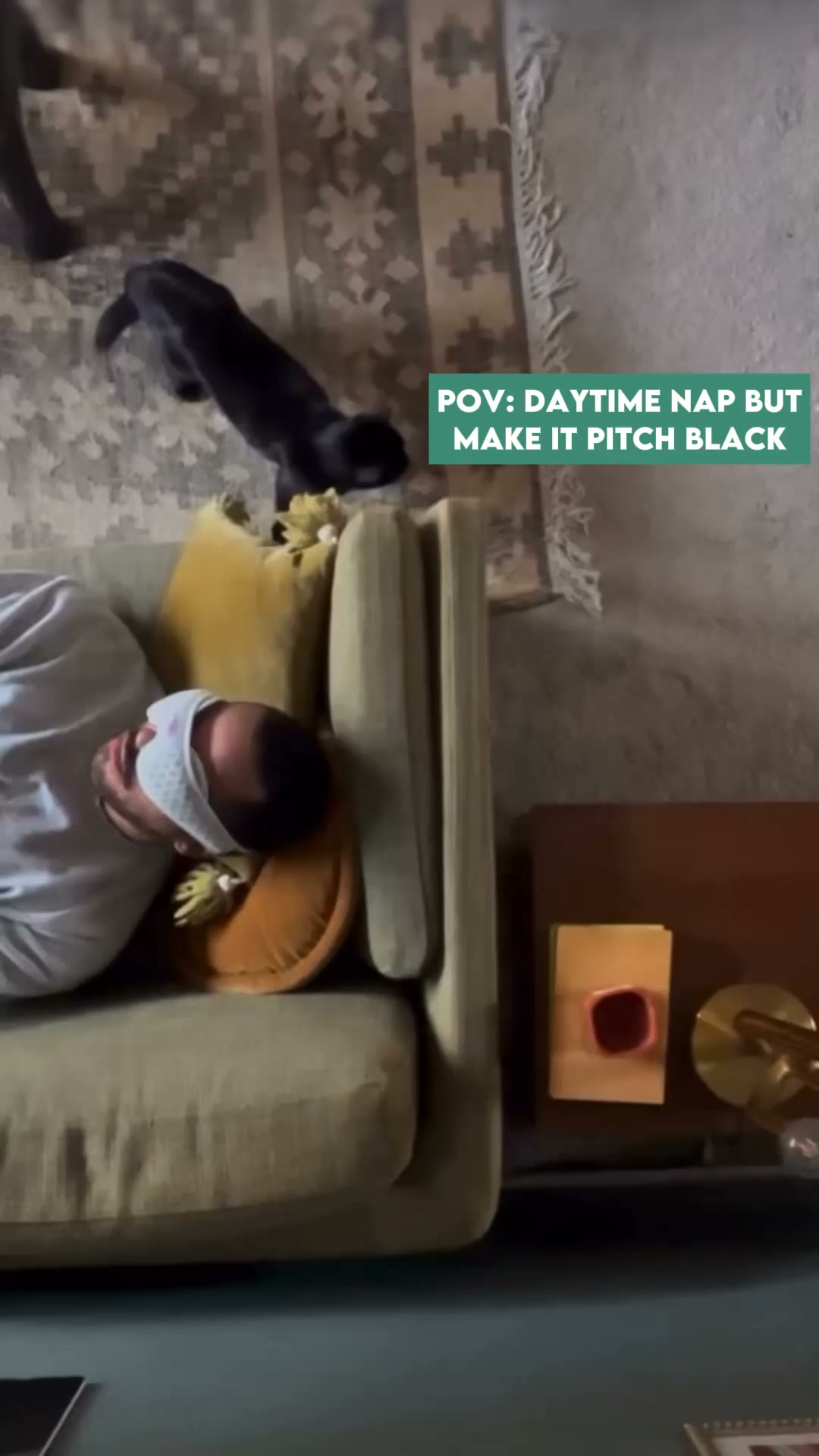 Manta Sleep Facebook ad: Better Naps Start in 100% Darkness