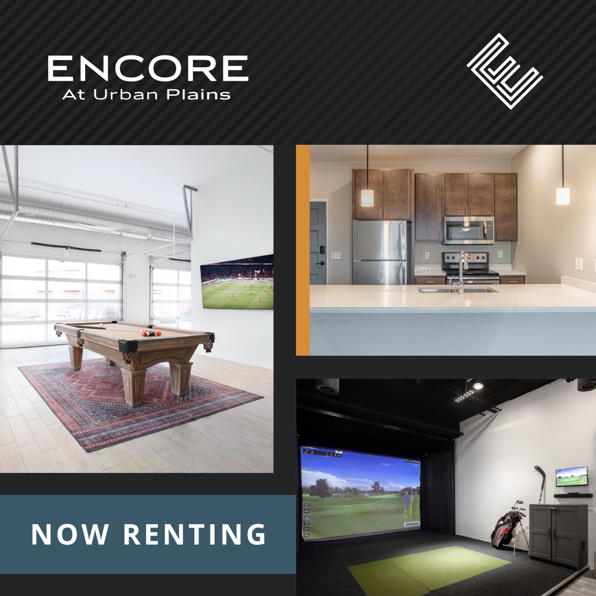 Enclave Property Management Facebook ad: Discover Life at Encore