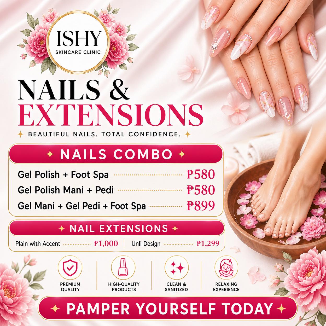 Ishy Skincare Iloilo Back up Facebook ad: STOP OVERPAYING FOR SELF-CARE.