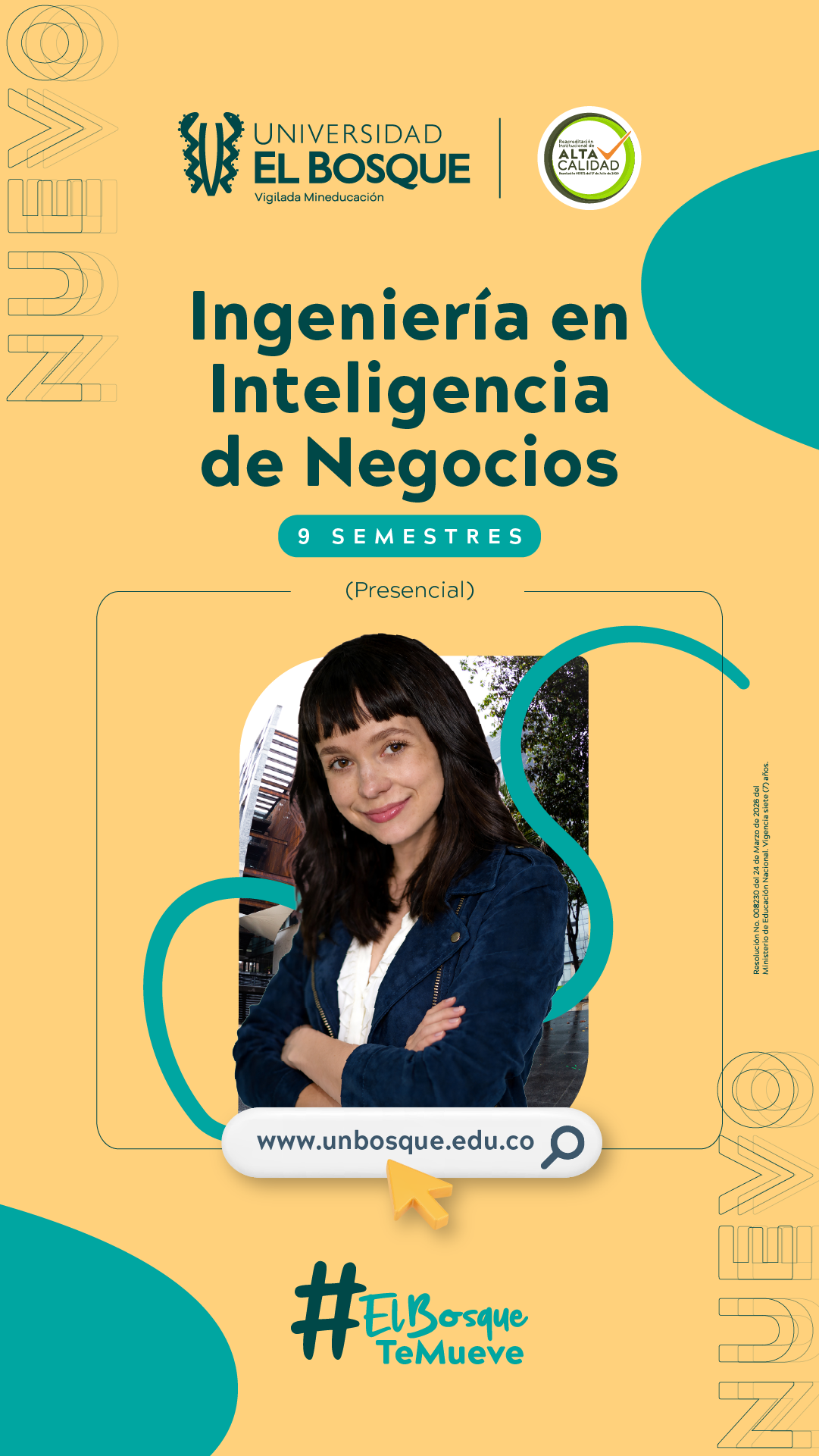Admisiones Universidad El Bosque Facebook ad from Jul 1, 2026