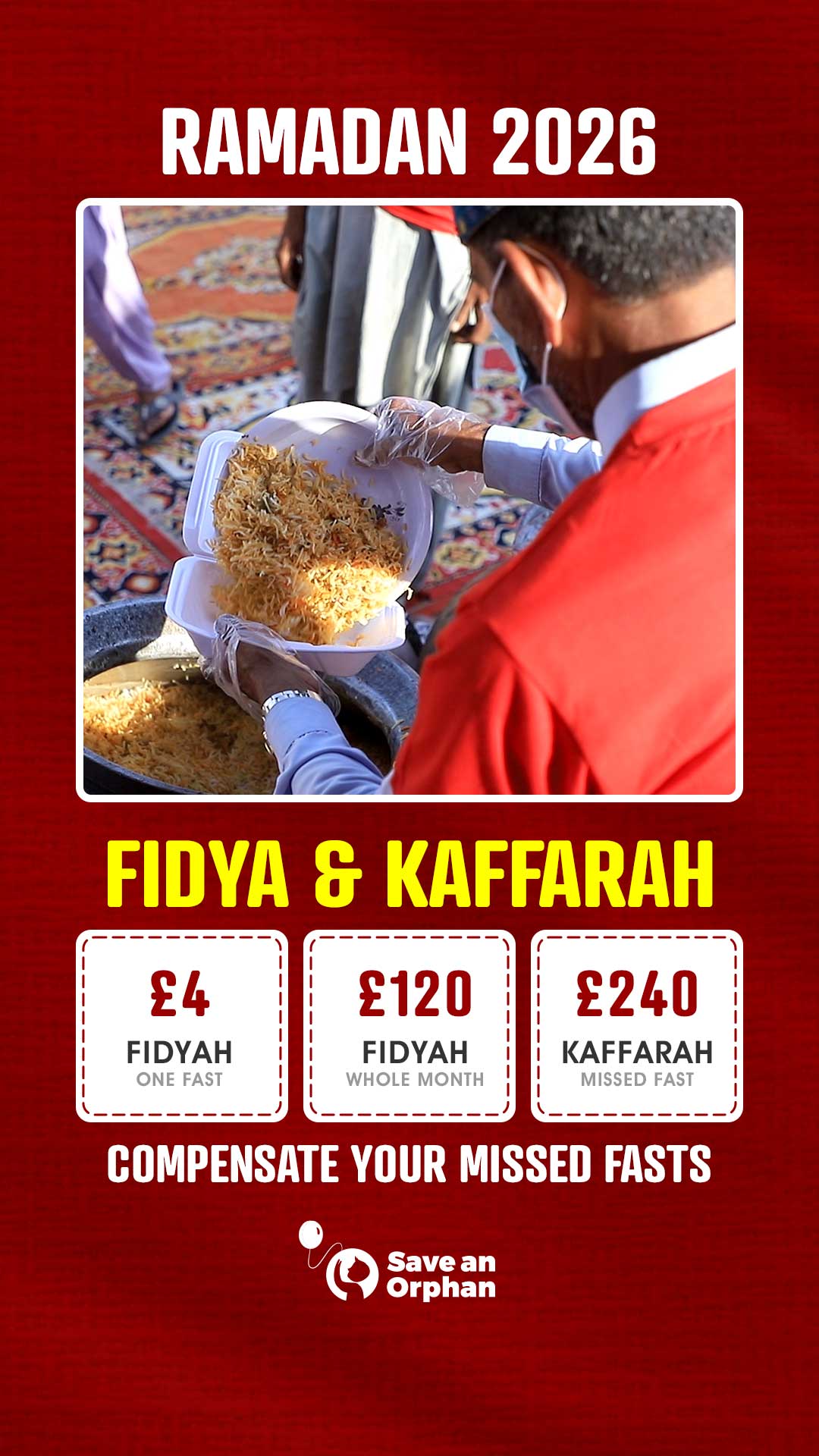 Save An Orphan Facebook ad