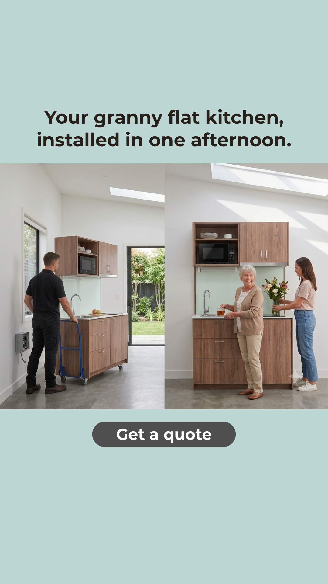Kitchenette NZ Facebook ad from Jul 20, 2026