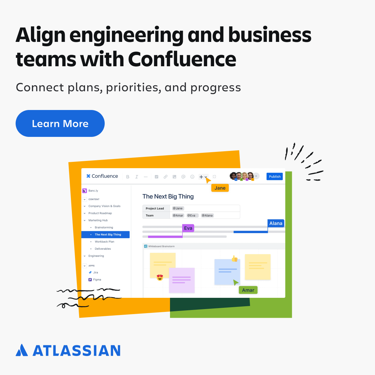 Atlassian Facebook ad