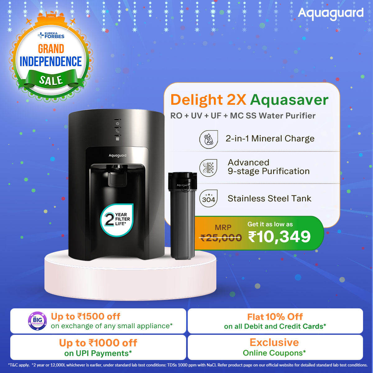 Eureka Forbes Facebook ad