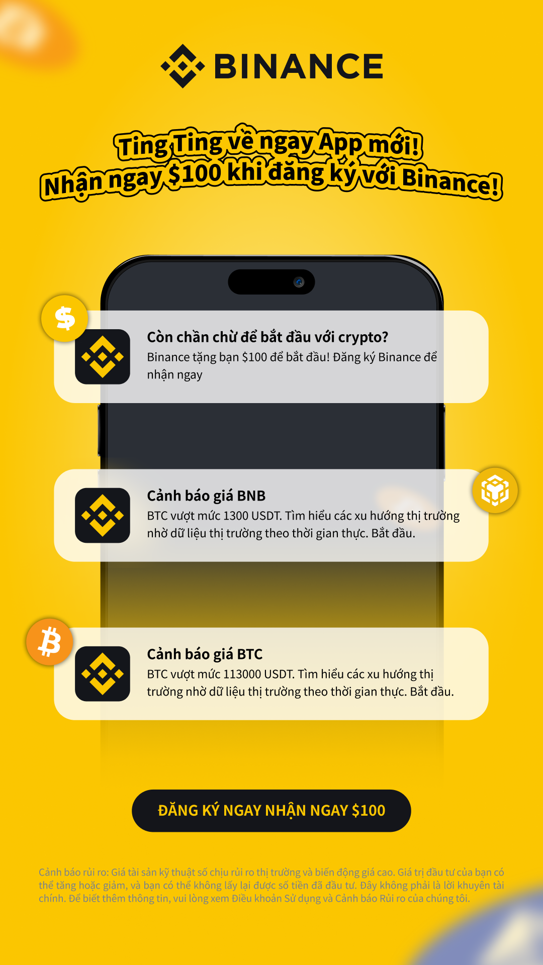 Binance Facebook ad