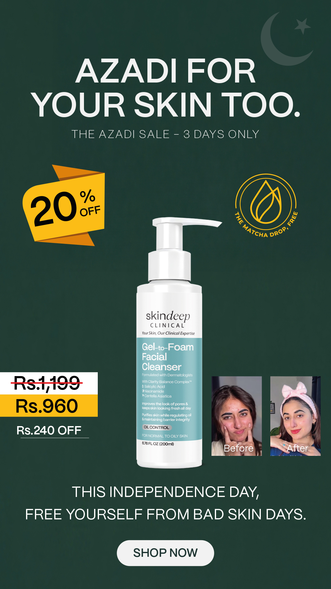 Skin Deep Facebook ad