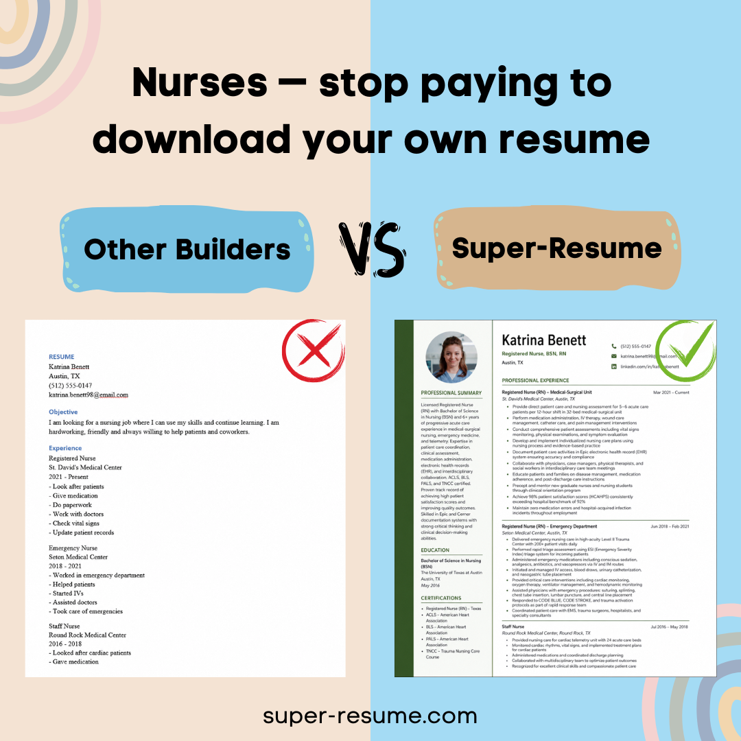 Super Resume Facebook ad