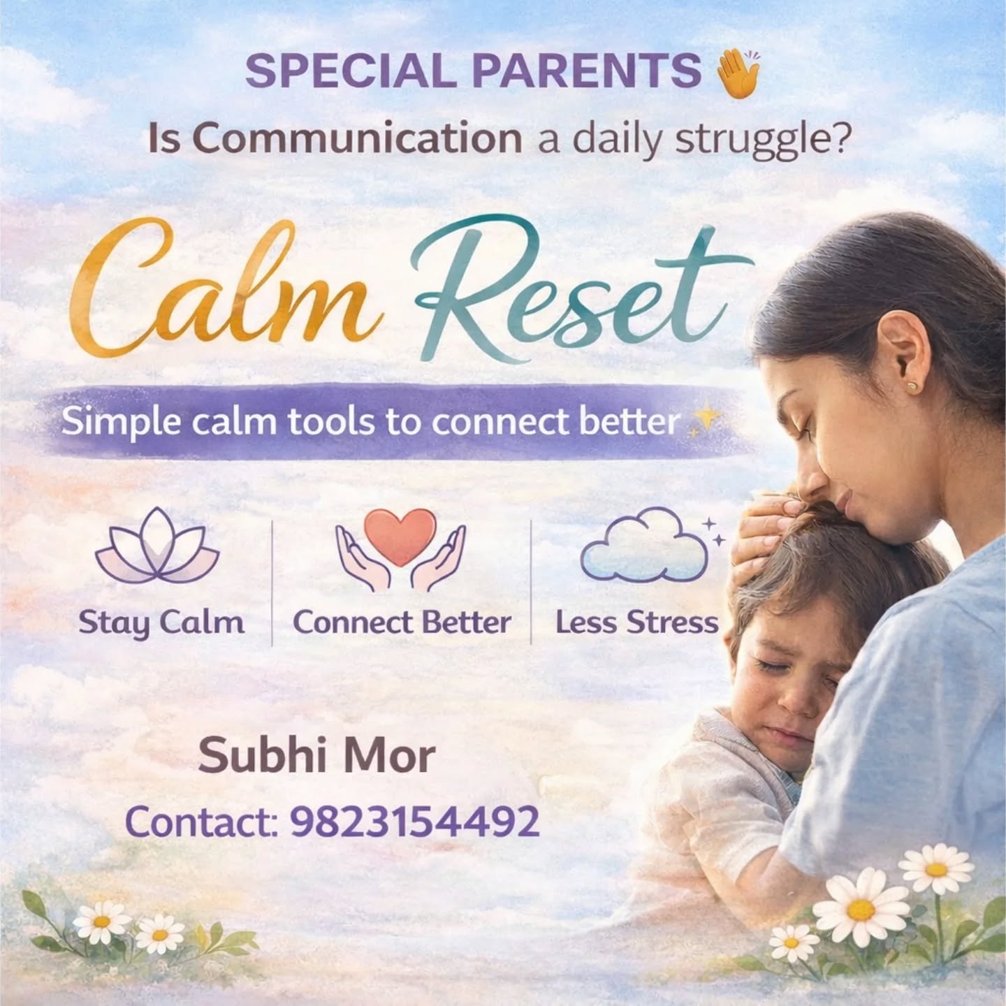 gratefulsurbhi Facebook ad: Feeling overwhelmed when your child doesn’t listen?