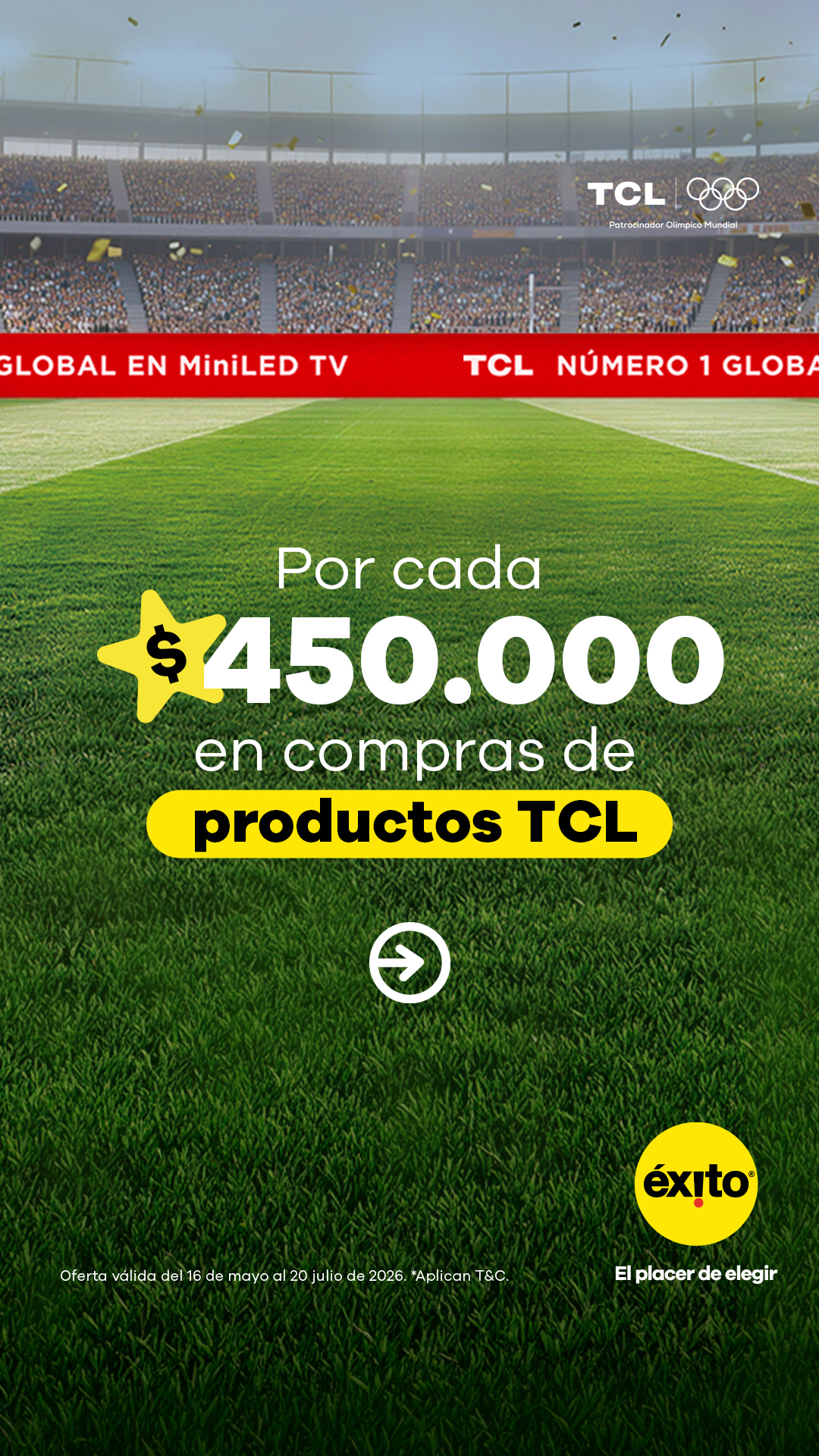 Éxito Facebook ad