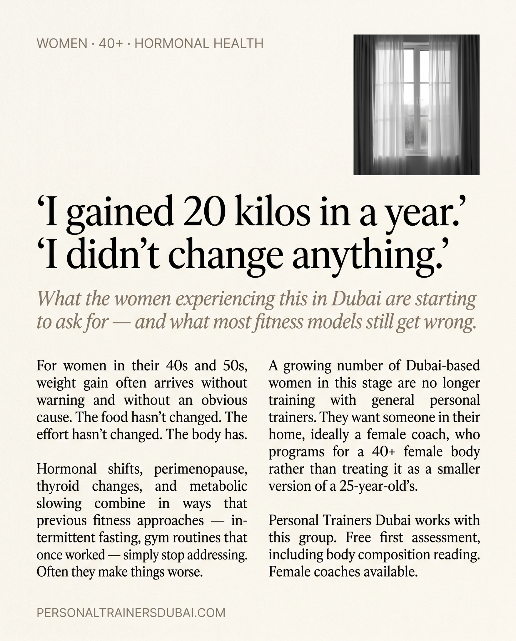 PTD Fitness UAE Facebook ad