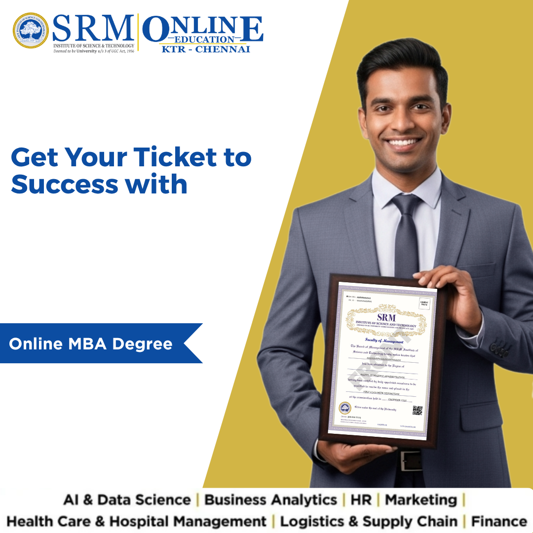 SRM Online Education Facebook ad