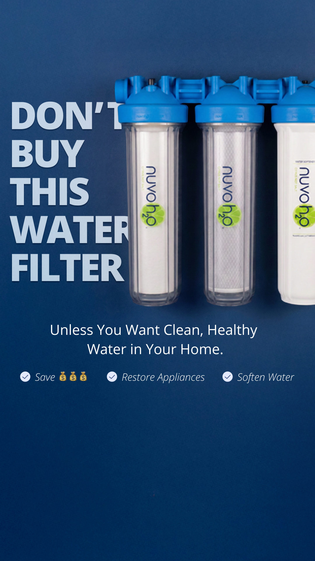 NuvoH2O Facebook ad from Jan 22, 2026
