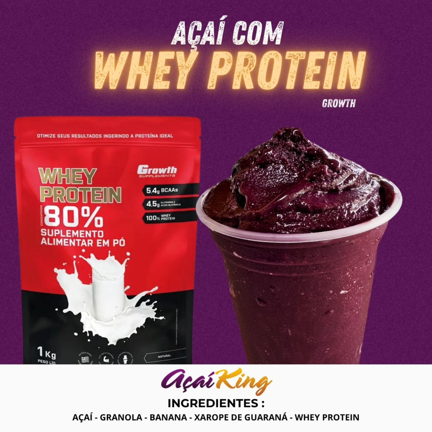 Açaí King Facebook ad
