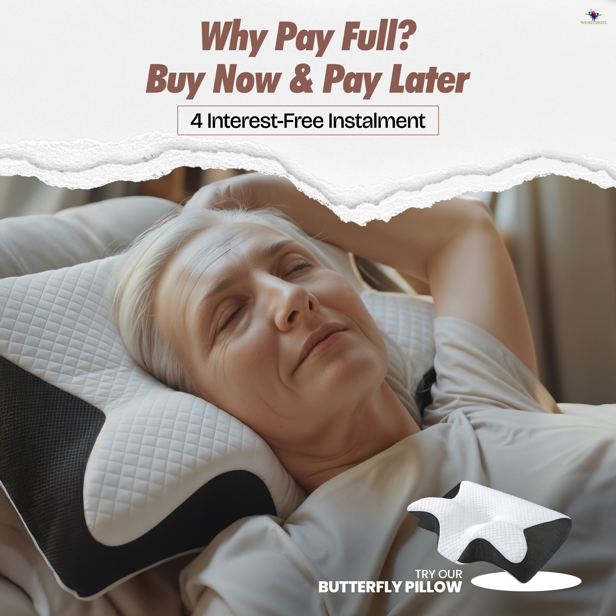 Pain Free Aussies Facebook ad
