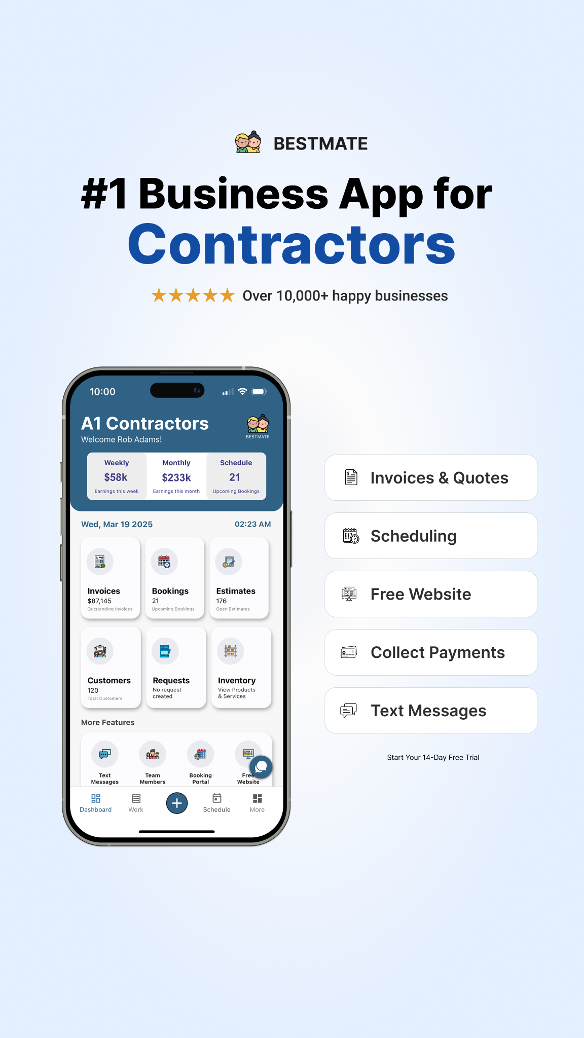 Bestmate: Small Business App Facebook ad
