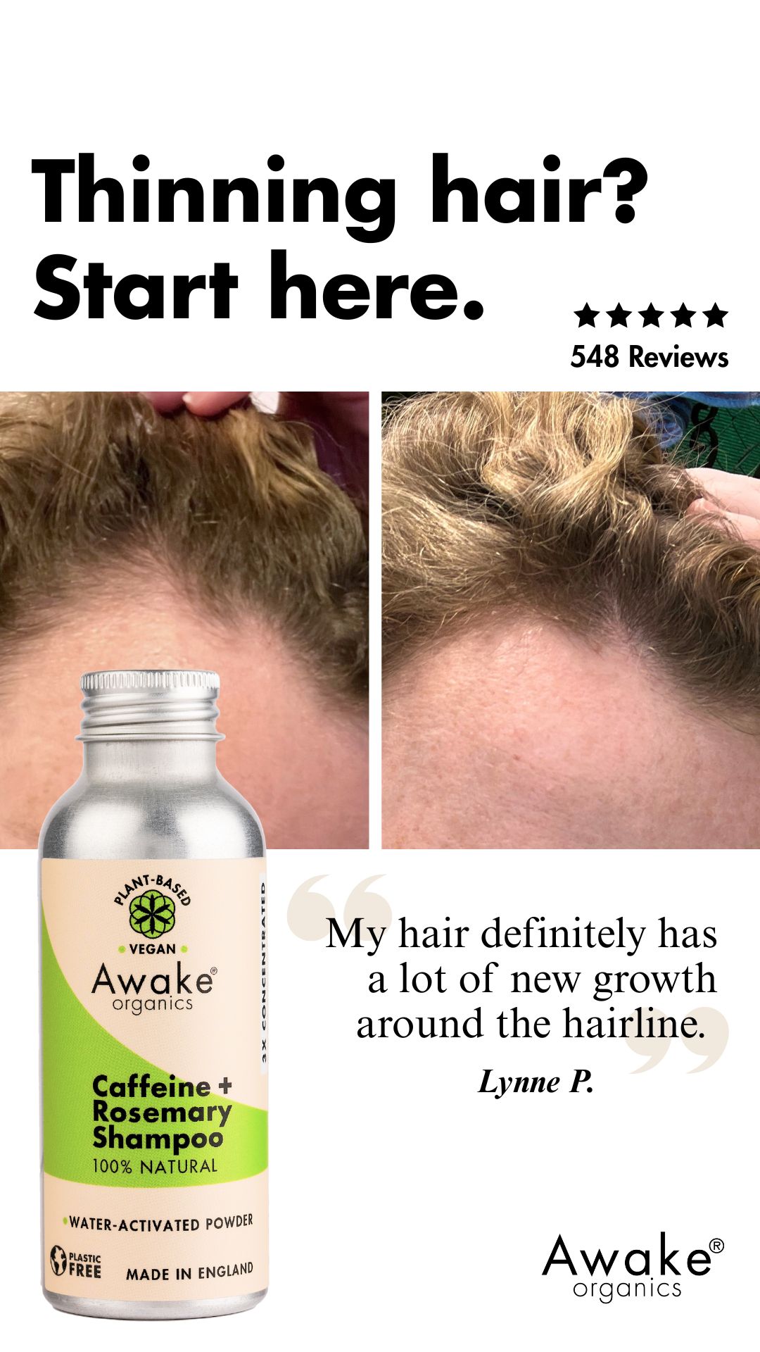 Awake Organics Facebook ad