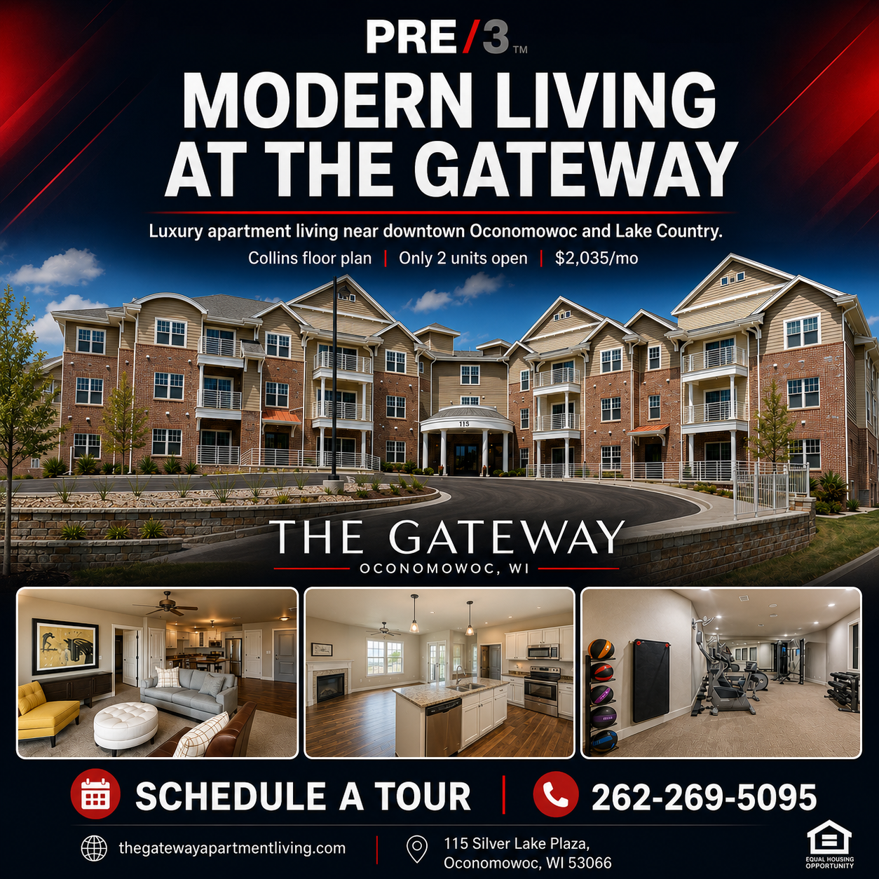 PRE/3 Real Estate Management Facebook ad: Get your first month FREE when you sign…
