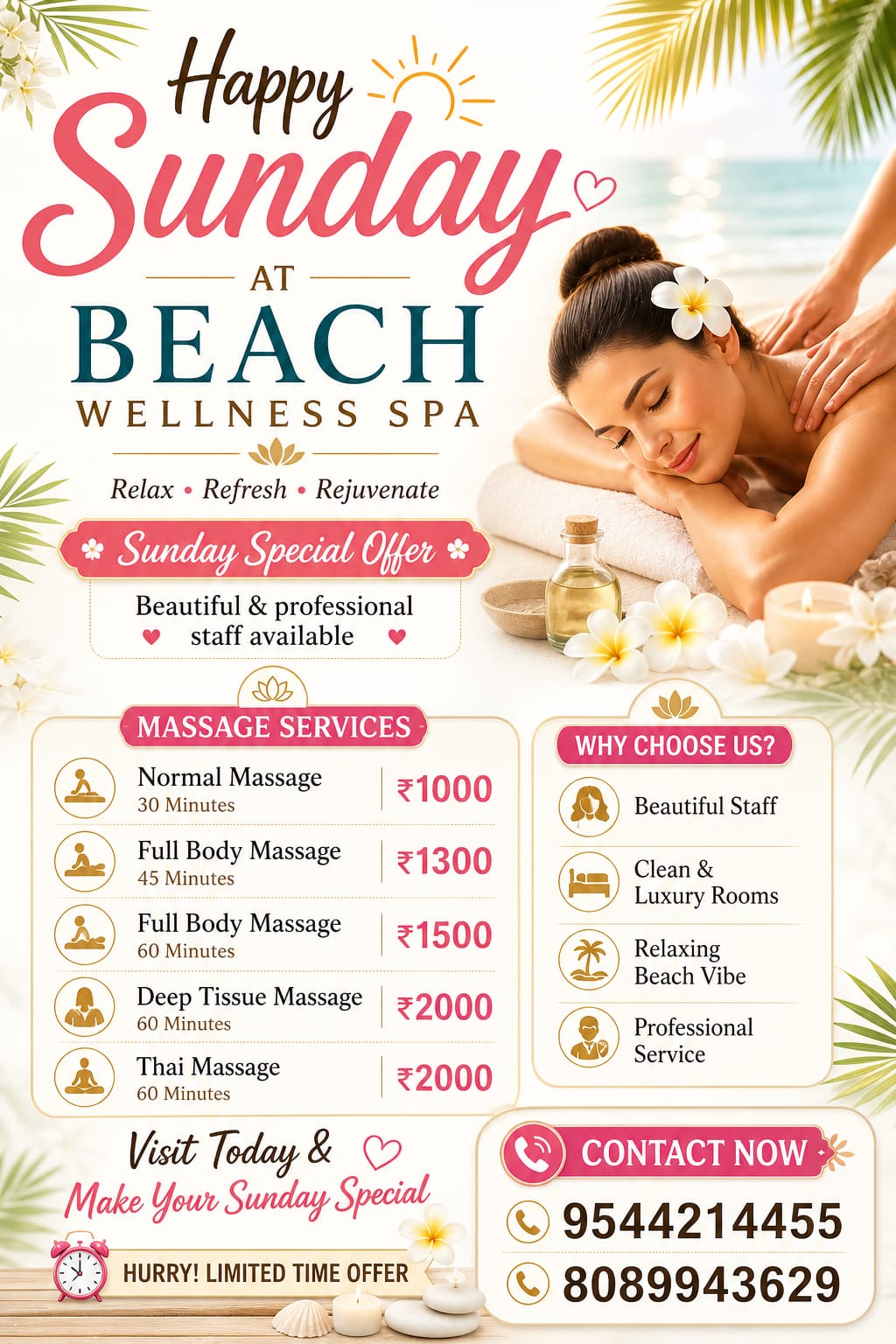 beach wellness Facebook ad from May 8, 2026