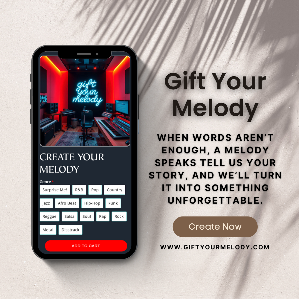Gift Your Melody Facebook ad
