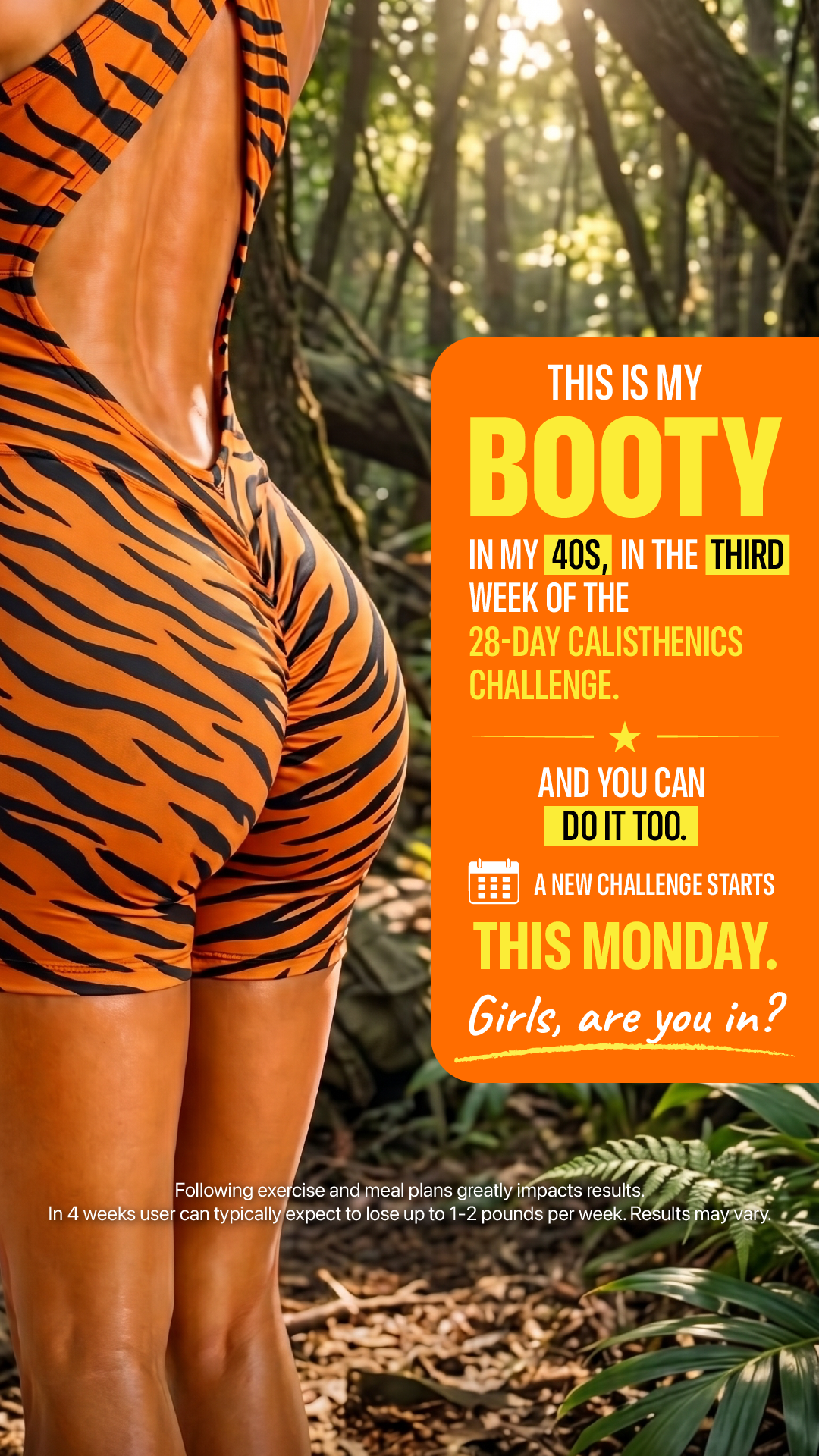 28 Day Challenge Facebook ad