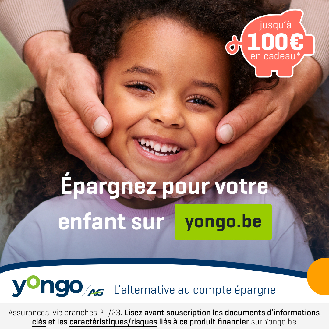 Yongo Belgium Facebook ad from Jun 1, 2026