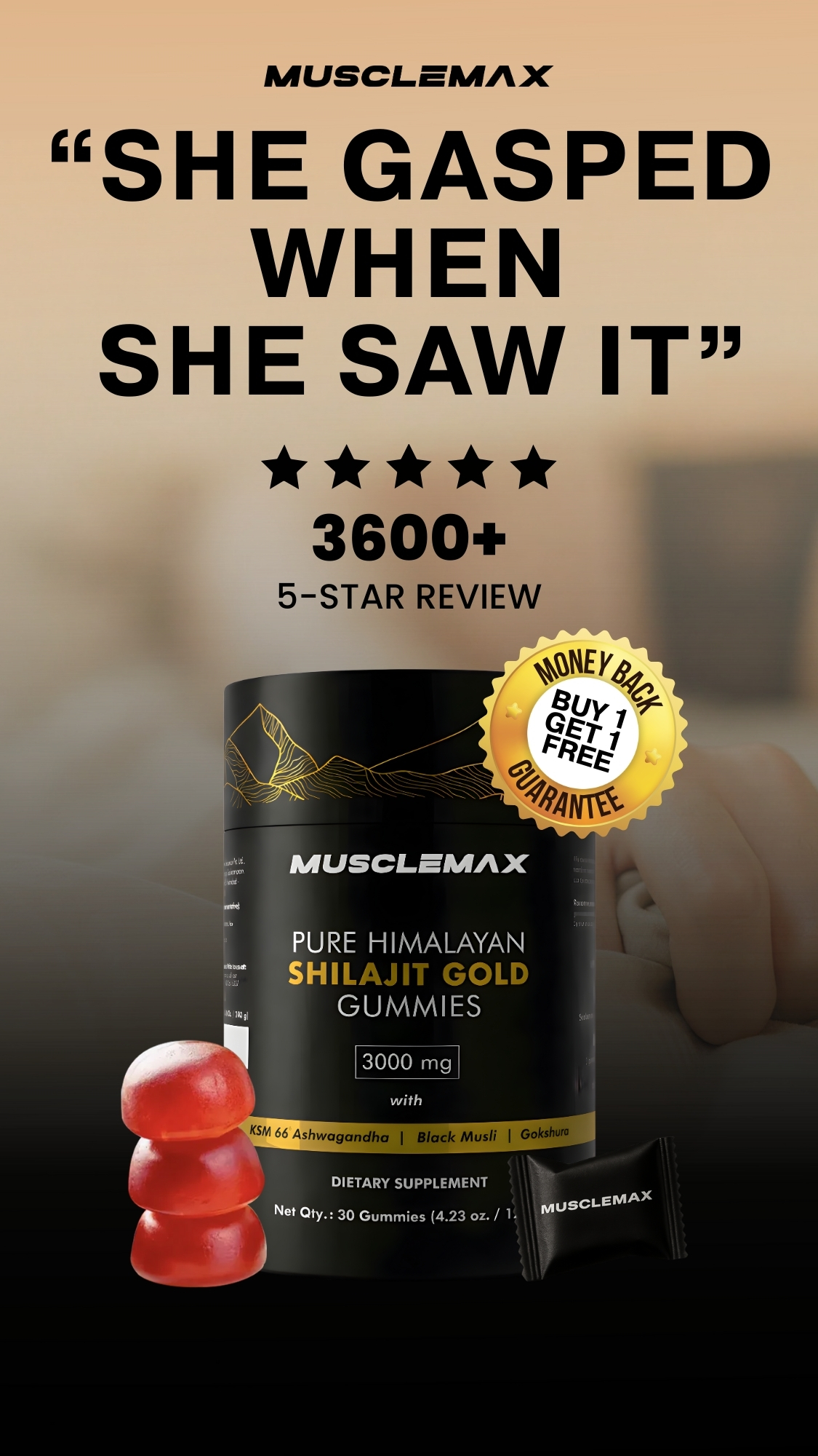 Try MuscleMax Facebook ad