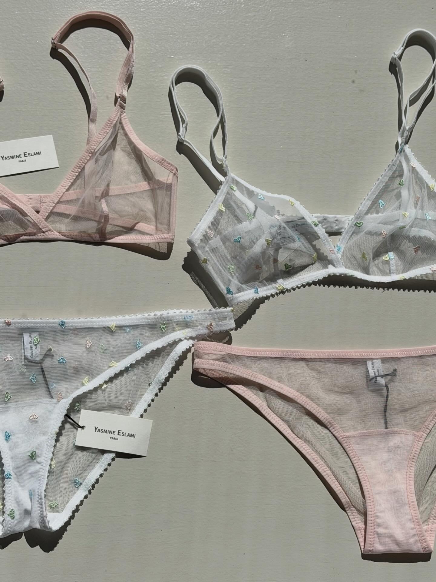 Fillo Boutique Facebook ad: Jeanne soft bra set in Sakura & the…