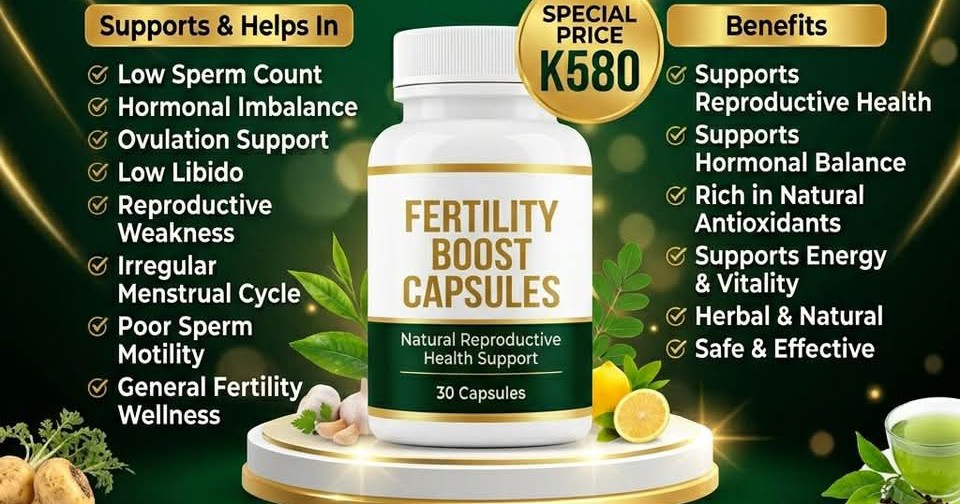 Organic cures Facebook ad: Fertility support