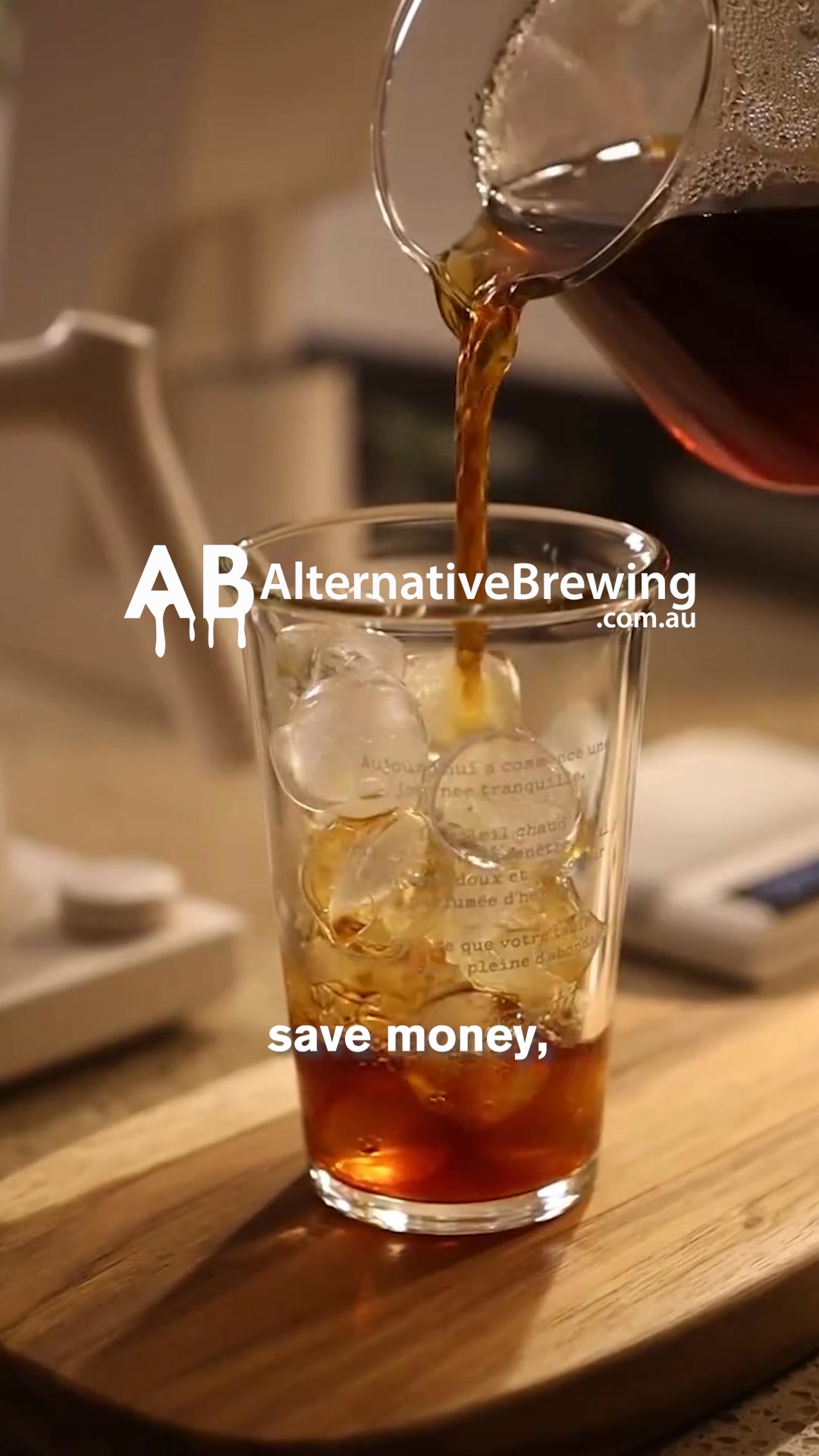 Alternative Brewing Facebook ad: Brew better coffee with Alternative Brewing.