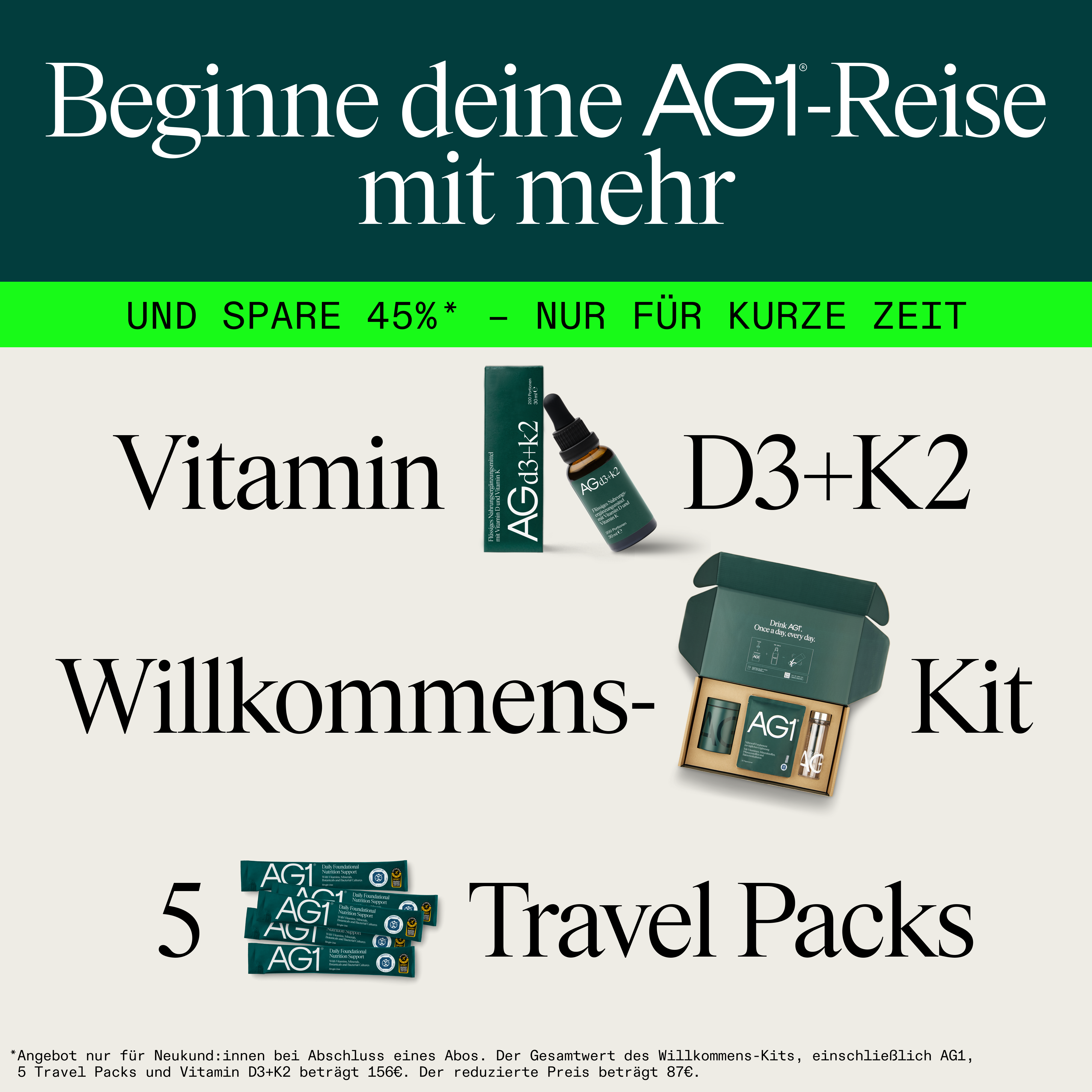 AG1 Deutschland Facebook ad