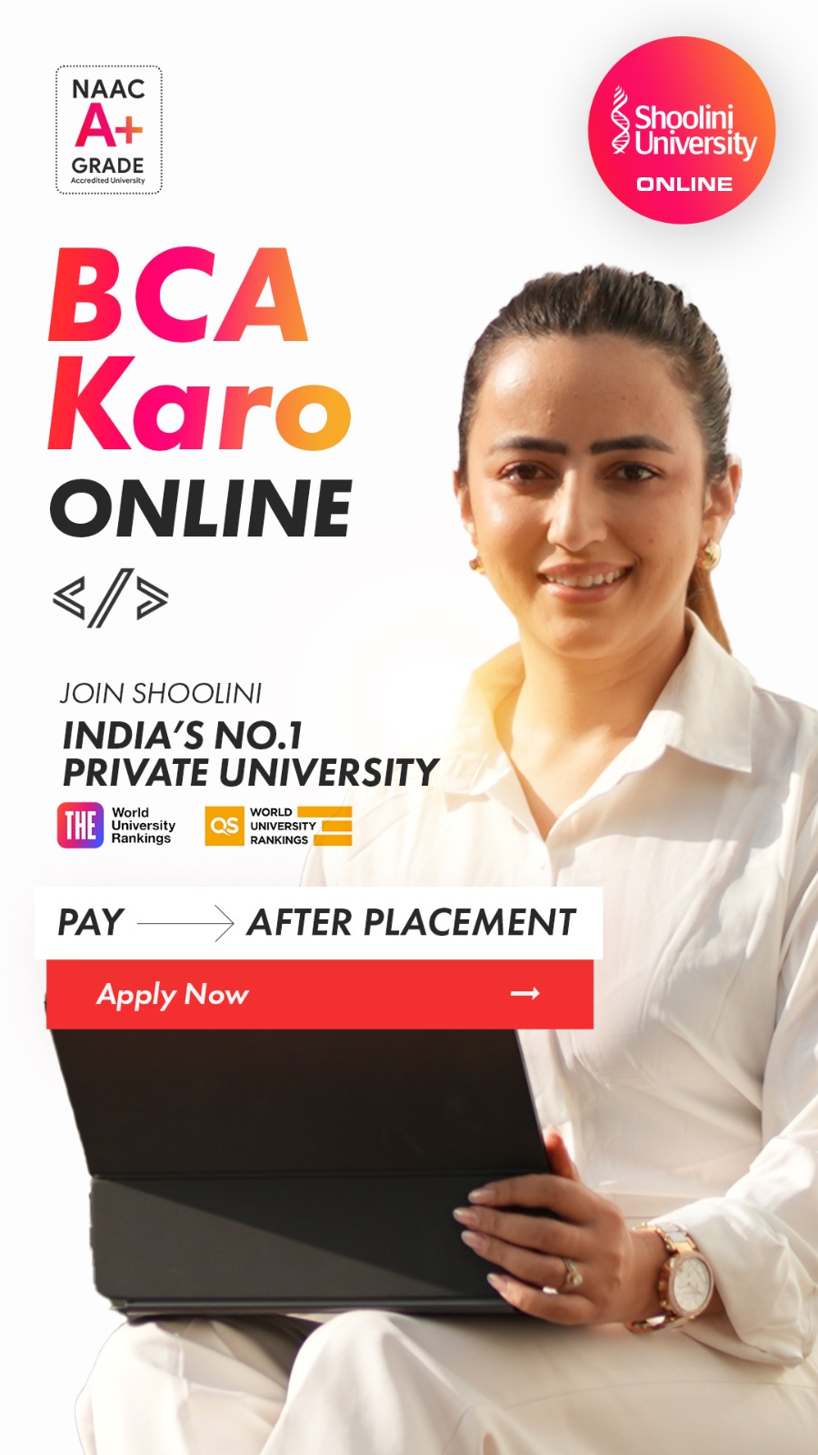 Shoolini Online Facebook ad
