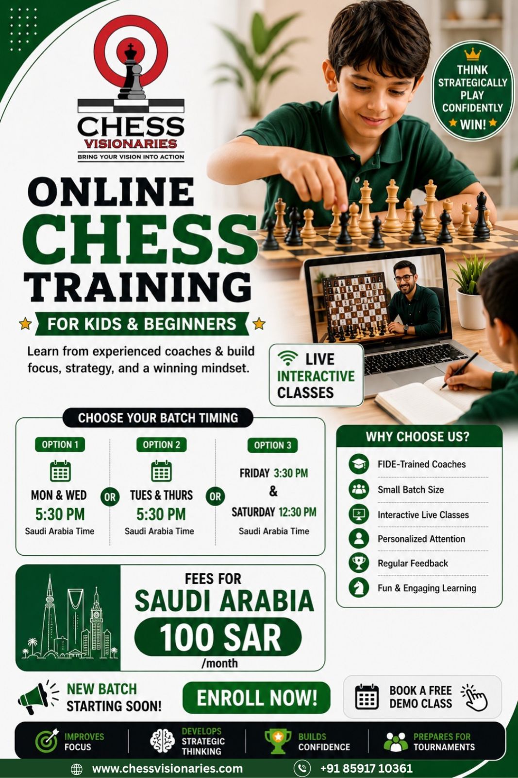 Chess Visionaries Facebook ad