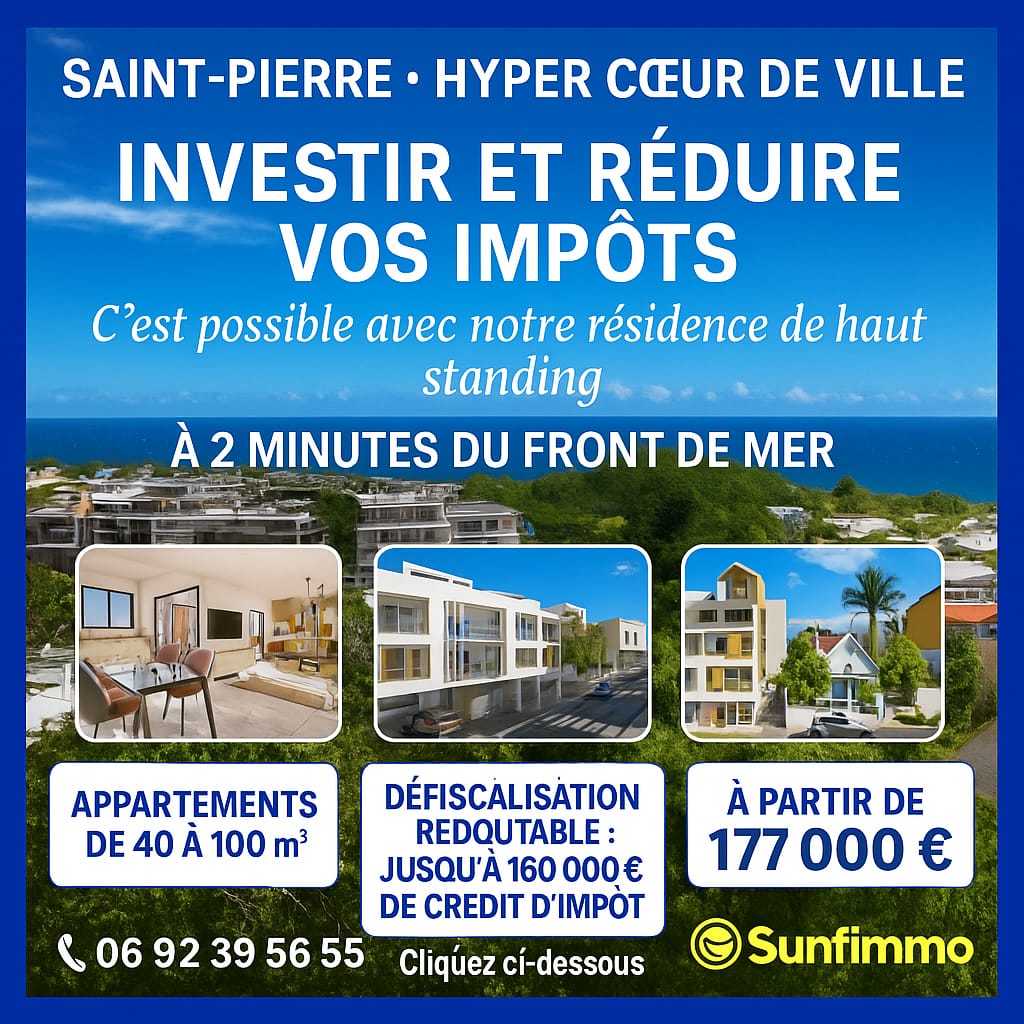 Sunfimmo Immobilier Neuf Réunion Facebook ad
