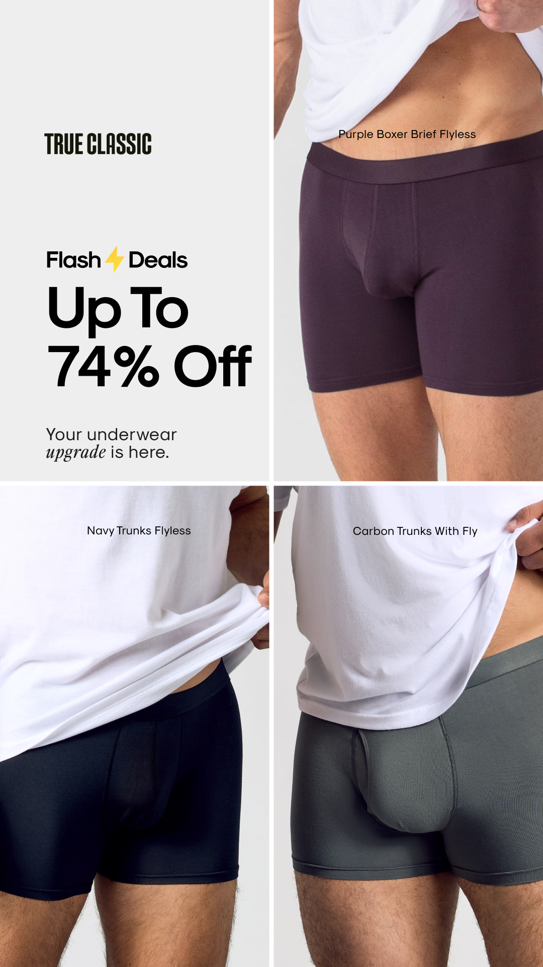 True Classic Facebook ad
