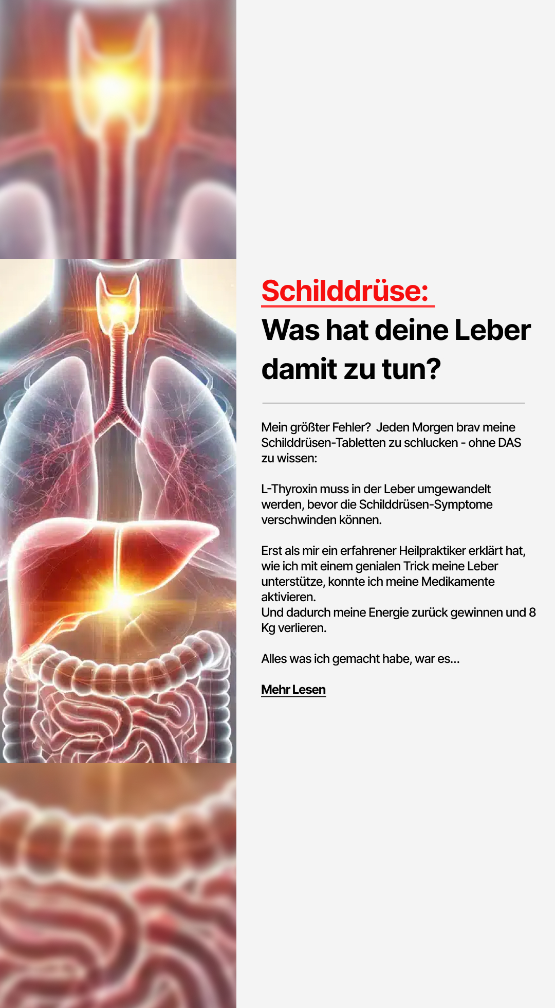 Mission Schilddrüse Facebook ad