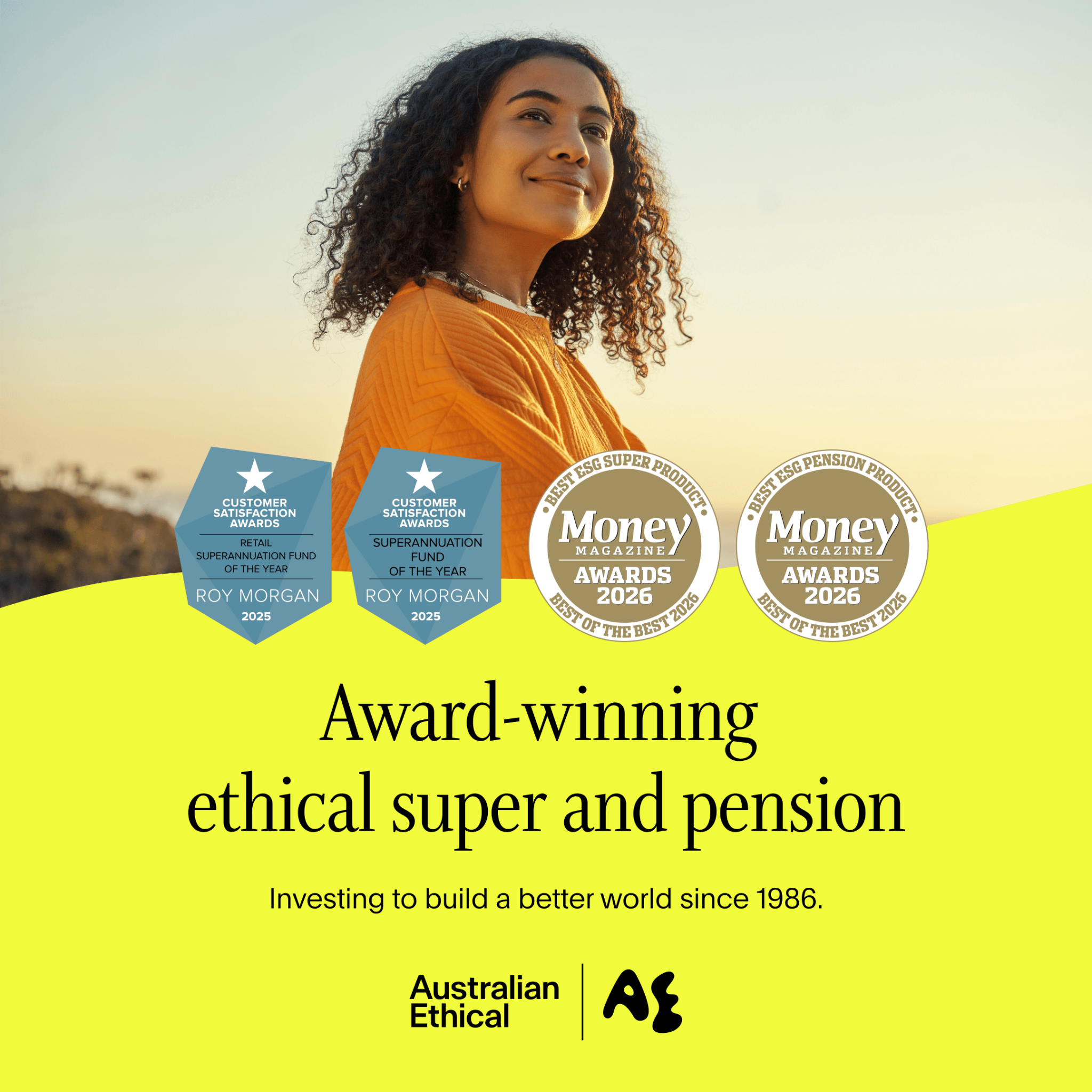 Australian Ethical Investment Facebook ad