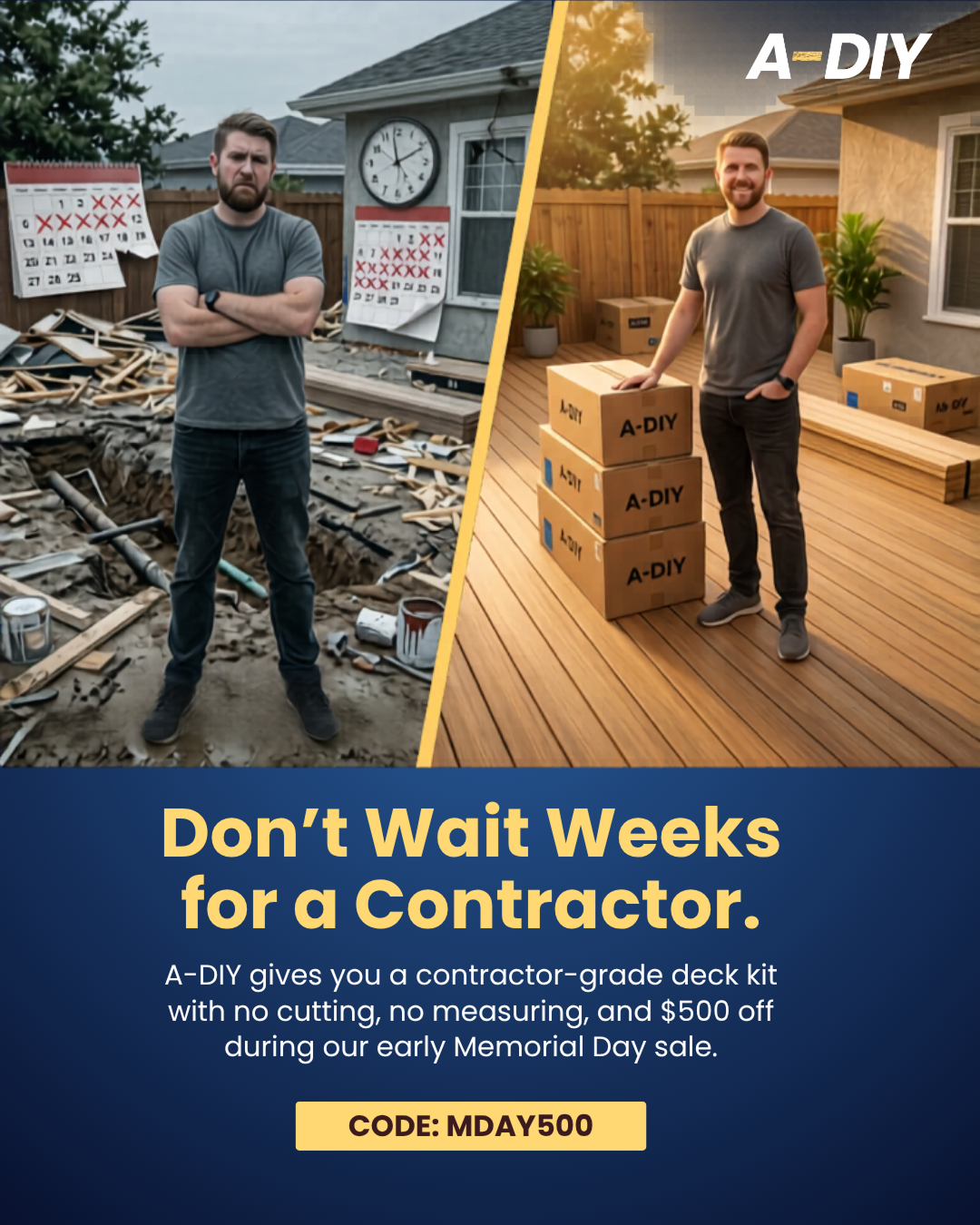 A-DIY Facebook ad from May 12, 2026