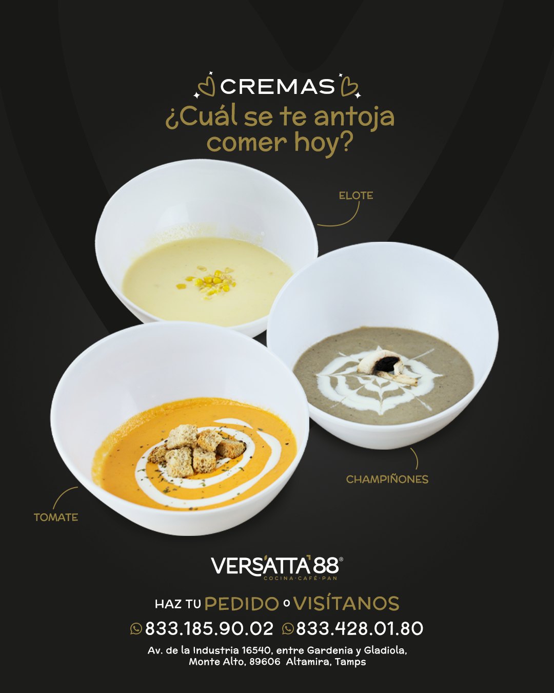 Versatta 88 Restaurante, Cafetería,  Panadería Facebook ad