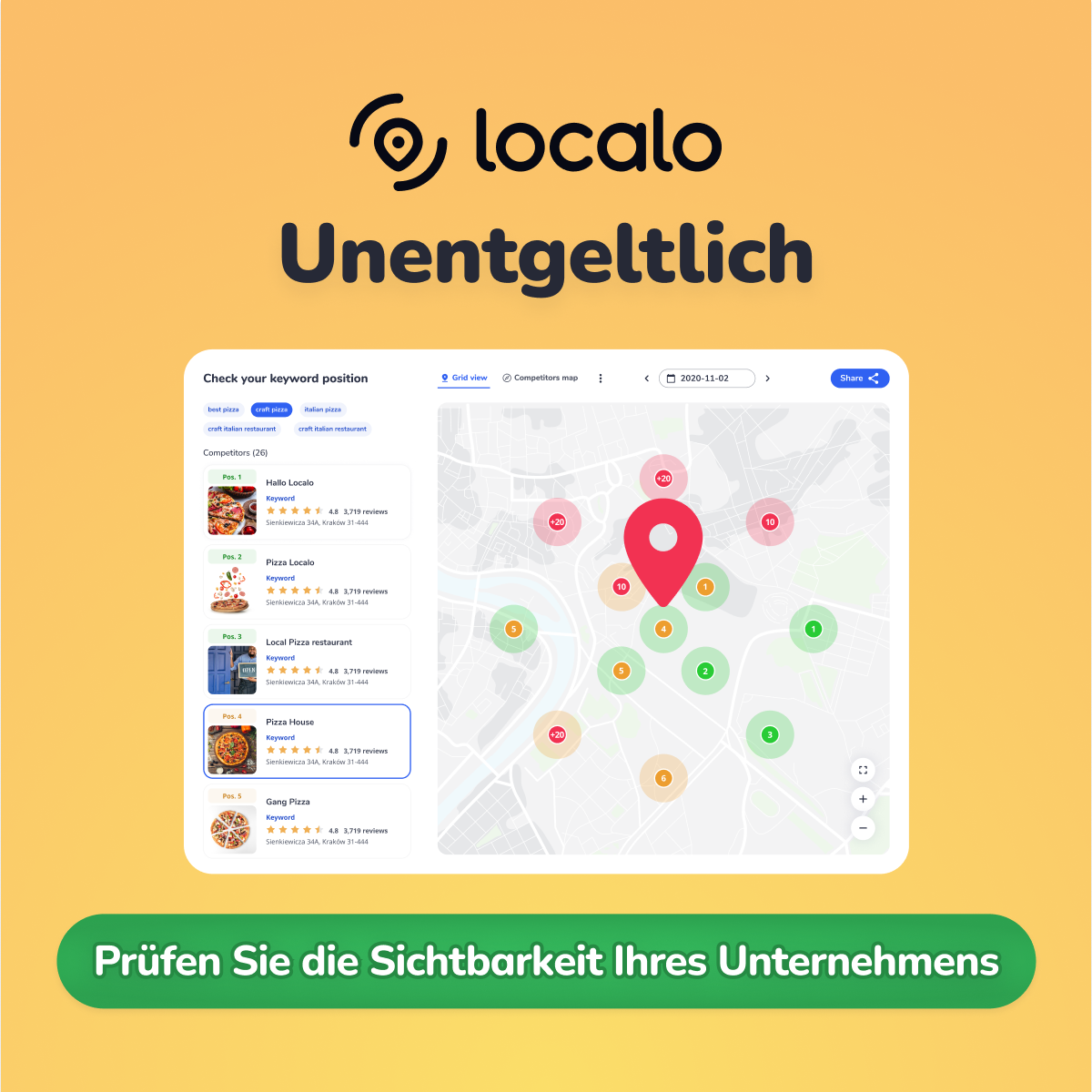 Localo Facebook ad