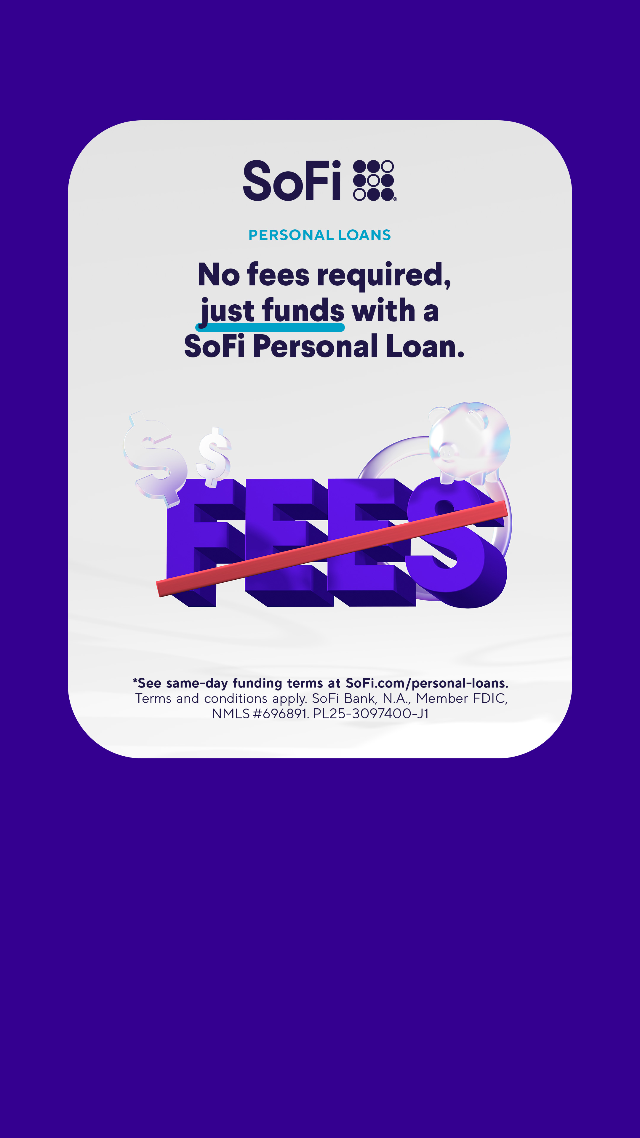 SoFi Facebook ad