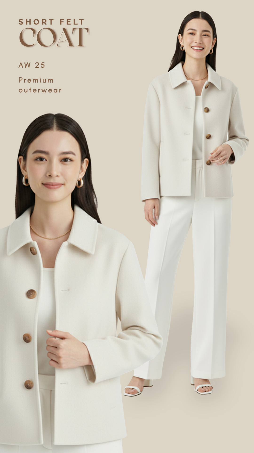Sanskori India Facebook ad: The coat that completes every look.