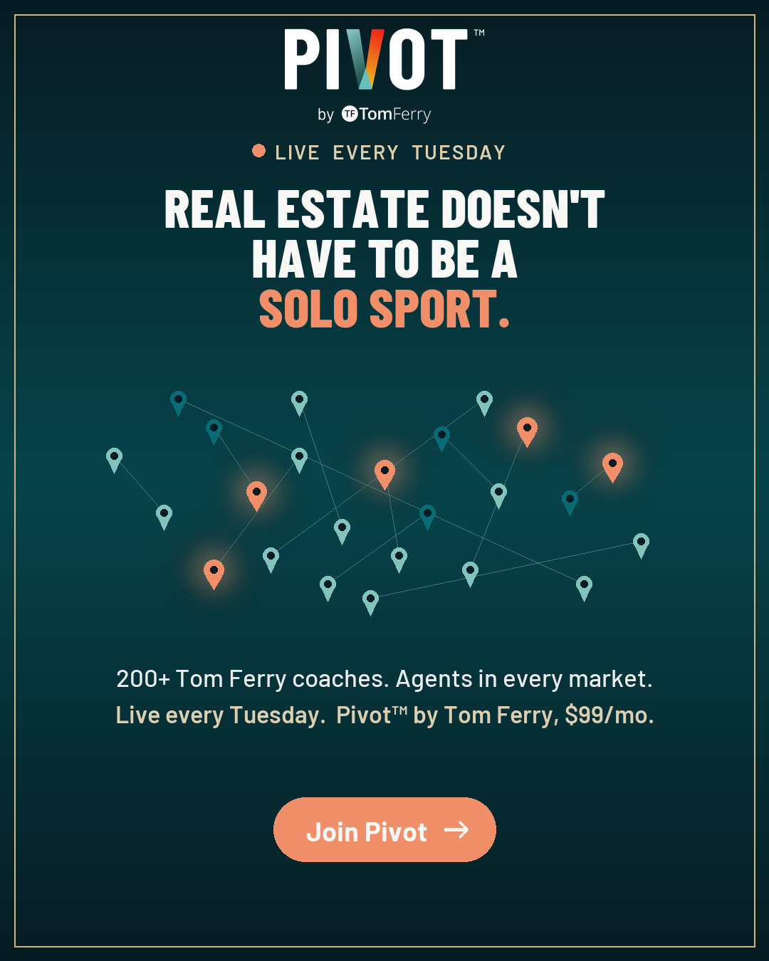 Tom Ferry Coaching Facebook ad: The New Rules For Making Money in This Market