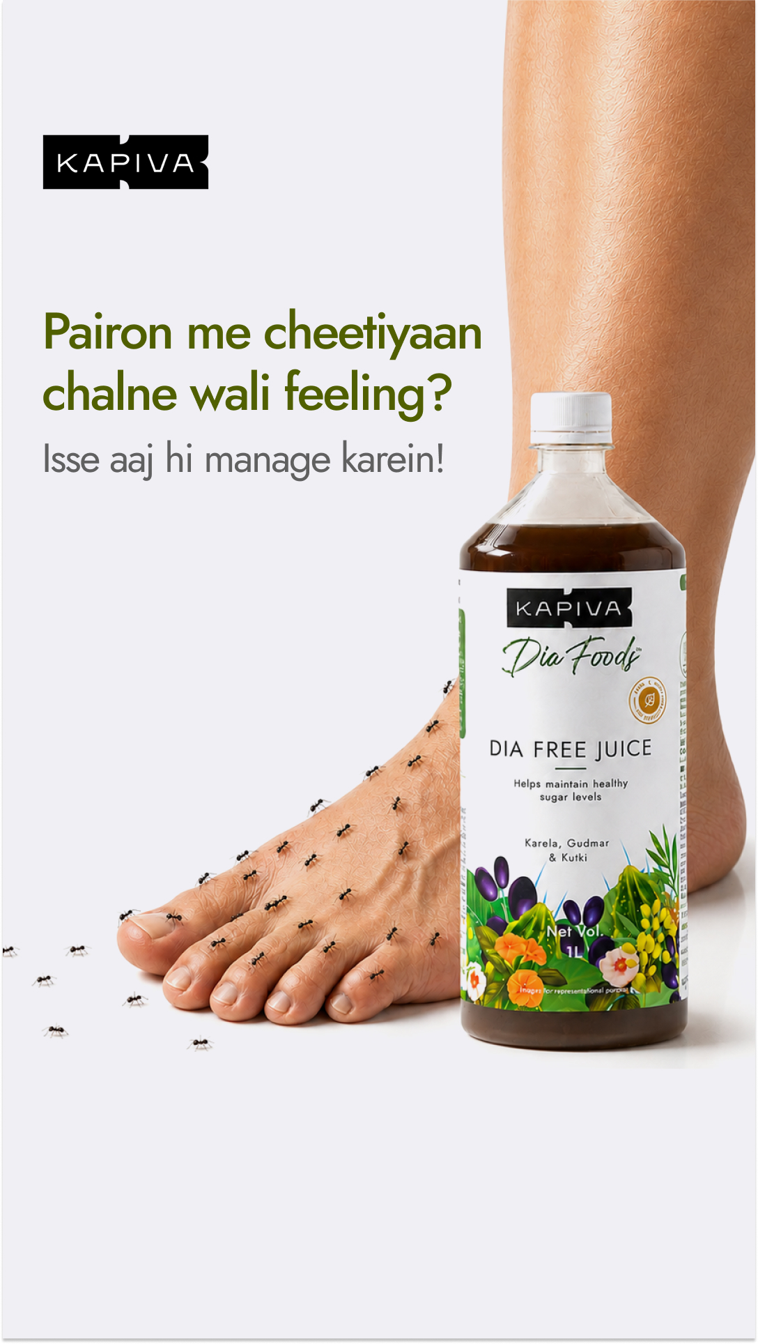 Chronic Health Solutions by Kapiva Facebook ad